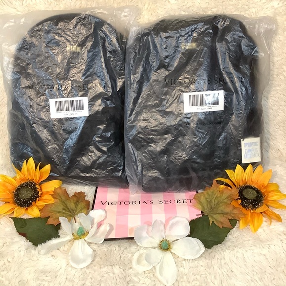 🎉Sold🎉Pink Victoria Secret Velvet BackPack NWOT - Picture 8 of 8